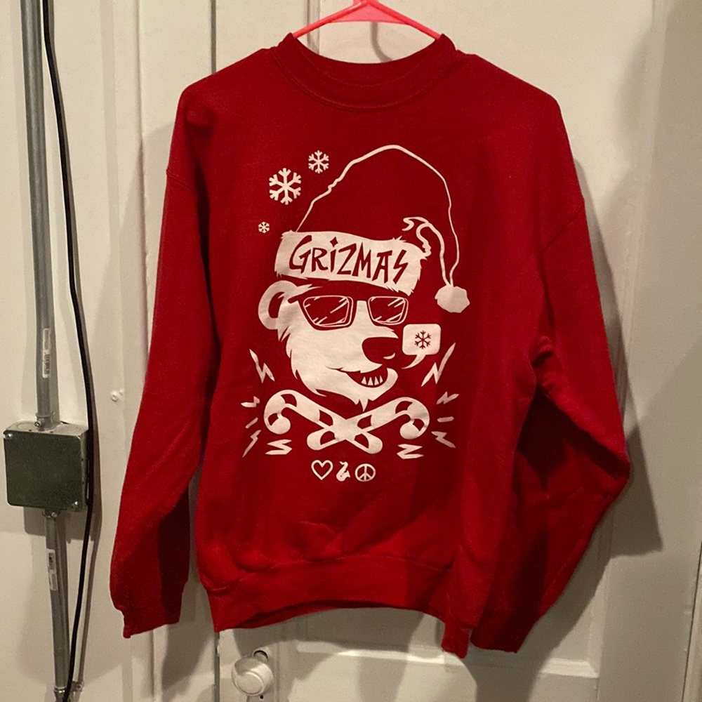 GRiZ Grizmas mr B crew neck sweatshirt medium
